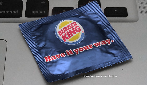 Burger King Your Way Condom