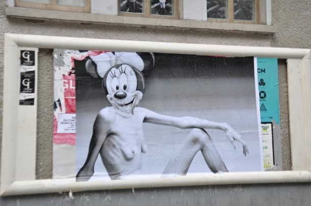 Disney Mashup Paris Street Art