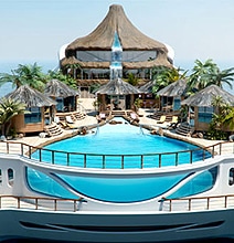 Wow! An Entire Tropical Island Built On A Yacht
