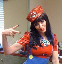 Ooh La La! Sexy Super Mario Latex Cosplay Costume Ooh La La! Sexy Super Mario Latex Cosplay Costume