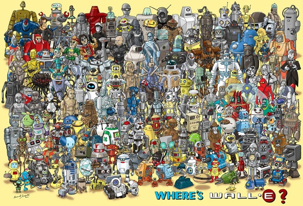 WALL-E Fun Puzzle Picture