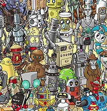 Where’s WALL-E: A Geek Robot Mashup With Where’s Waldo Where’s WALL-E: A Geek Robot Mashup With Where’s Waldo