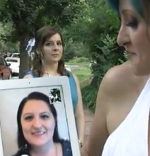 Bridesmaid Comes To Wedding… On An iPad Bridesmaid Comes To Wedding… On An iPad