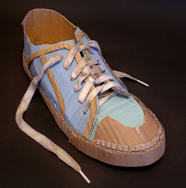 Tennis Shoes Made From Cardboard