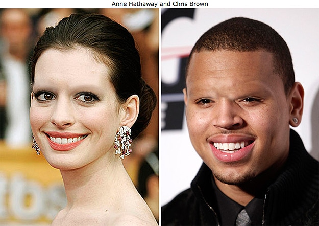 Chris Brown WIth No Eyebrows