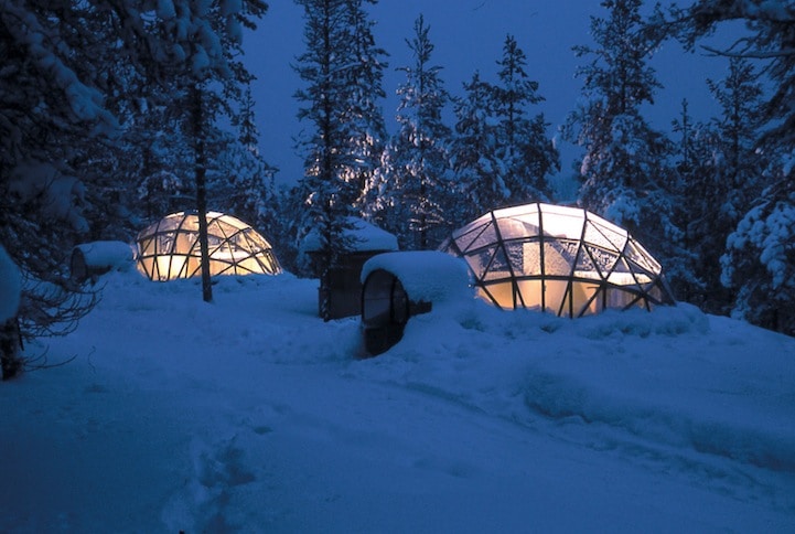 Igloo Snow Hotel In Finland