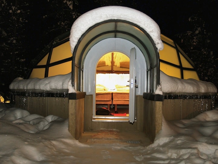 Igloo Snow Hotel In Finland