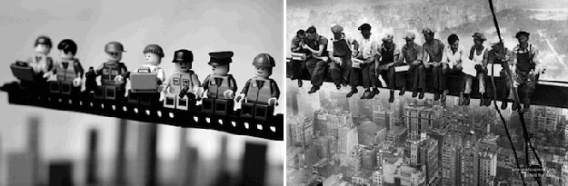 Famous Photographs Recreated In Lego 