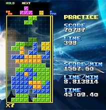 Tetris Art: A Luigi Pattern Created While Playing Tetris Tetris Art: A Luigi Pattern Created While Playing Tetris