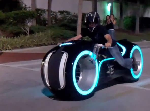 Real Electrical Tron Light Cycle