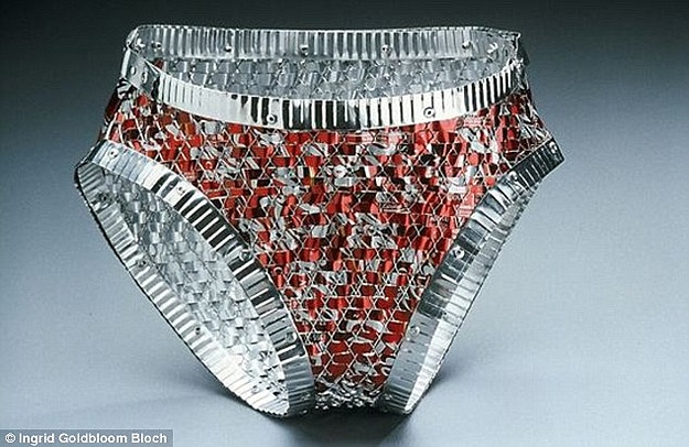 Bras Panties Made From Cans