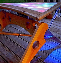 A Fabulous Fan Created Klingon LED Coffee Table A Fabulous Fan Created Klingon LED Coffee Table