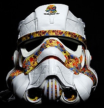 A Stunning Stormtrooper Helmet Created From Adidas Sneakers A Stunning Stormtrooper Helmet Created From Adidas Sneakers