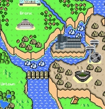 New York City Illustrated In 8-Bit Super Mario Style New York City Illustrated In 8-Bit Super Mario Style