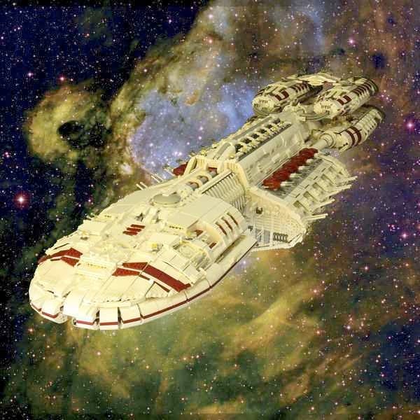 Battlestar Galactica Lego Space Ship
