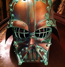 Steampunk Darth Vader Helmet: Copper Is Fashion