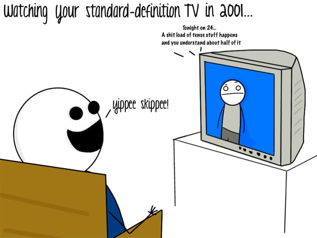 High Definition Televison Comic 