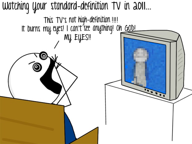 High Definition TV Comic