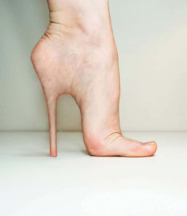 Growing Real Skin Stiletto Heels