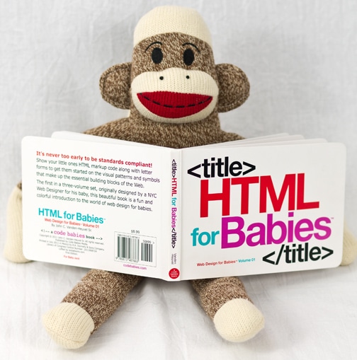 HTML For Babies Book Concept