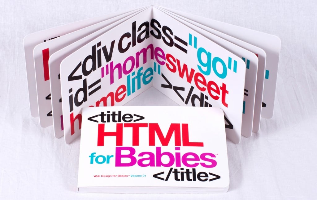 HTML For Babies Book Concept