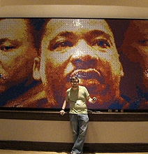 Martin Luther King, Jr. Portrait Made With 4,242 Rubik’s Cubes! Martin Luther King, Jr. Portrait Made With 4,242 Rubik’s Cubes!
