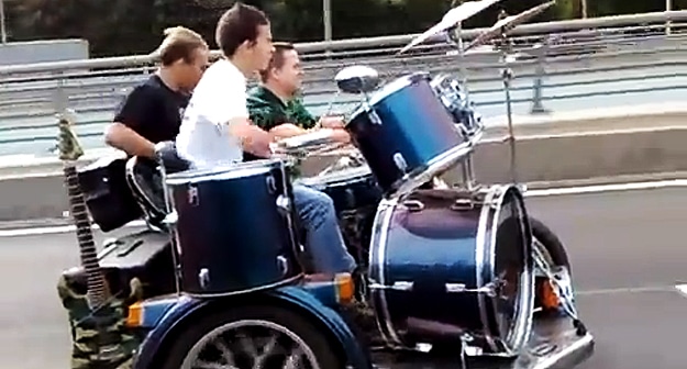 Motorcycle Band Build Viral Video