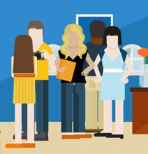 What If Social Media Sites Were Your Neighbors? [Infographic]
