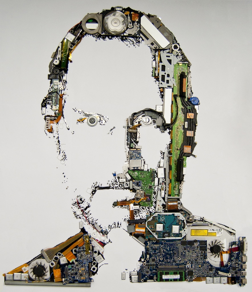 Steve Jobs Spare Parts Portrait