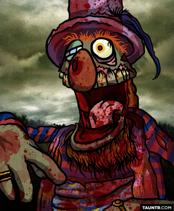The Muppets Redesigned As Zombies