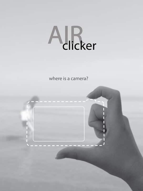Air Clicker Camera Concept Design