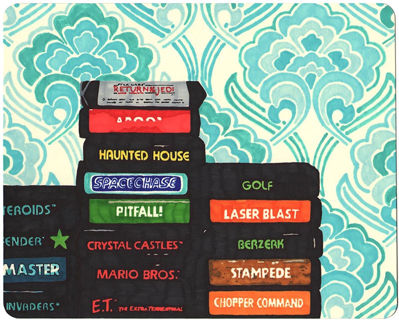 Atari Case Tapestry Art Collection