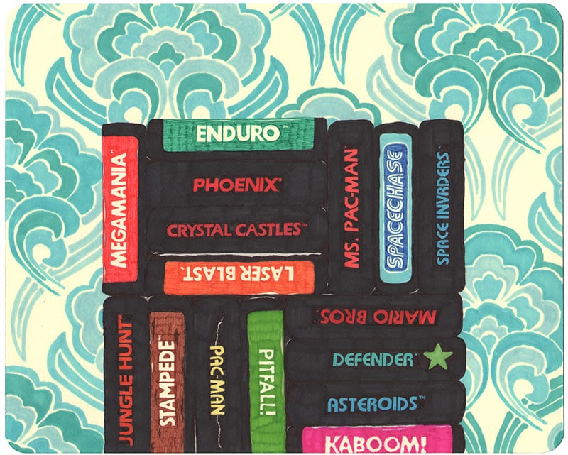 Atari Case Tapestry Art Collection
