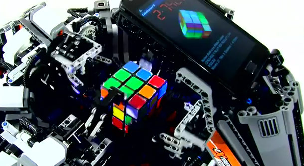 CubeStormer II Lego Technics Build