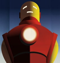 Fantastic Art Deco Superhero Posters
