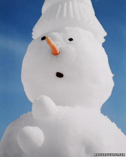 Snow Cap For Snowman