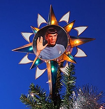 For A Trekkie Holiday: A Spock Christmas Tree Topper For A Trekkie Holiday: A Spock Christmas Tree Topper