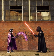 Grandparents Cosplay: Aged Star Wars Superhero Photography Grandparents Cosplay: Aged Star Wars Superhero Photography
