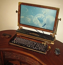 Super Sweet Steampunk Monitor, Keyboard & Mouse Design Super Sweet Steampunk Monitor, Keyboard & Mouse Design