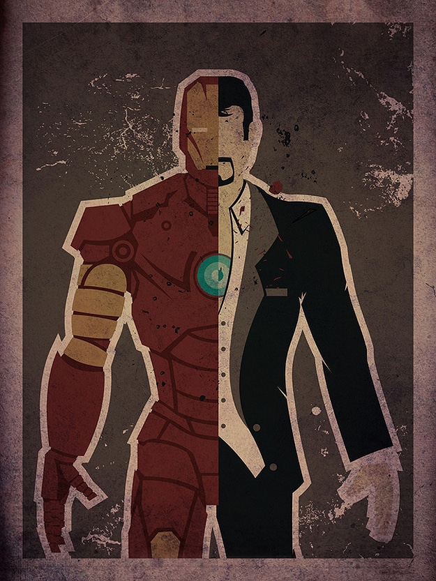 Ironman Artistic Superhero Poster