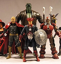 Steampunk Avengers & Justice League Superhero Figurines Steampunk Avengers & Justice League Superhero Figurines