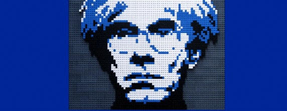 Andy Warhol Recreated In Lego