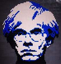 Andy Warhol Pop Art Recreated In Lego