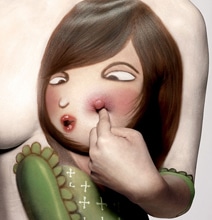 Body Painting: Bad Hair Days, Zits & Big Butts Put Into Perspective