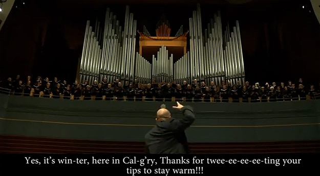 Calvary Choir Twitter Song
