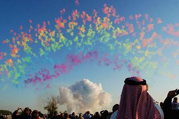Colorful Explosions During The Day 