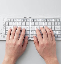 The Folding Bluetooth Keyboard For Your iPad Or iPhone The Folding Bluetooth Keyboard For Your iPad Or iPhone
