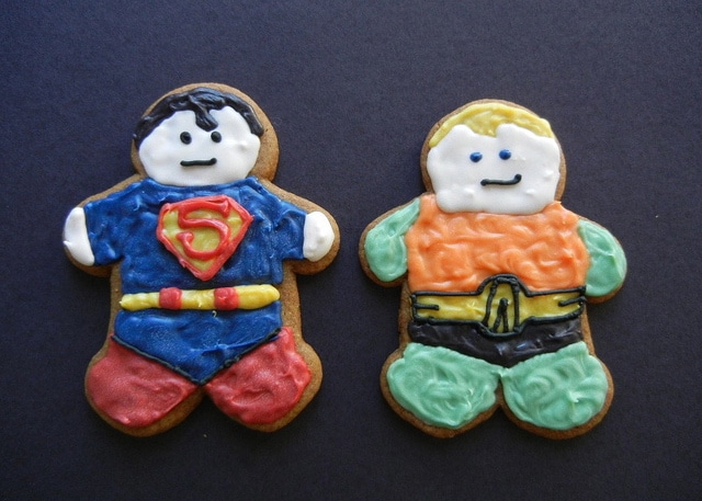 Epic Superhero Gingerbread Cookie Design