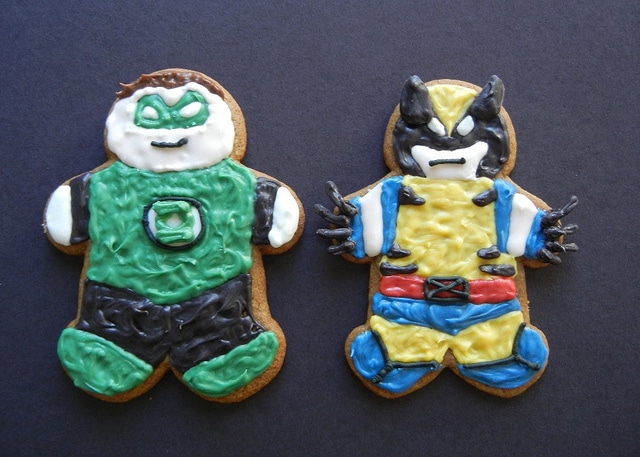 Epic Superhero Gingerbread Cookie Design