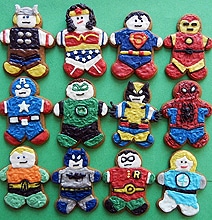 Superhero Gingerbread Cookies To Save Christmas